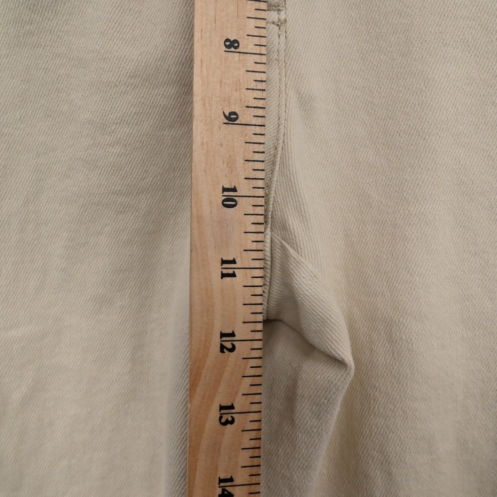 Aritzia‎ Womens Wilfred Free Modern Cargo Pants Size 0 High Rise Tapered Cream - Picture 4 of 14